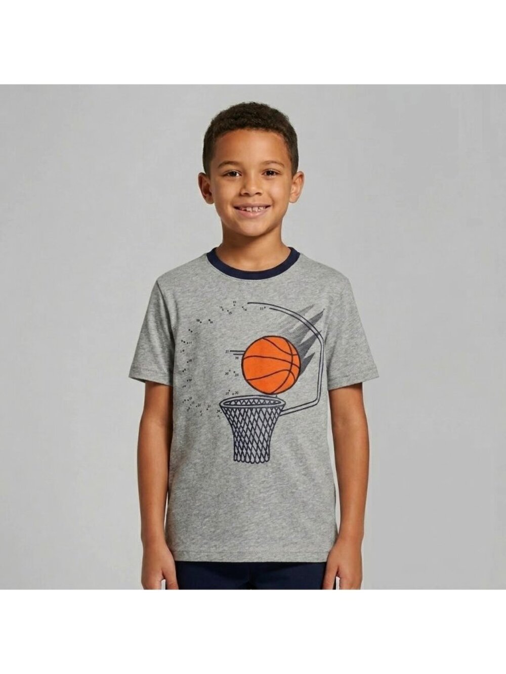 Gymboree Everyday Favorites Boy's Basketball Hoop Tee Top T-Shirt in size 8